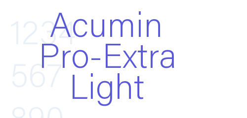 vægt Ingen måde Sandsynligvis Acumin Pro-Extra Light - Font Free [ Download Now ]