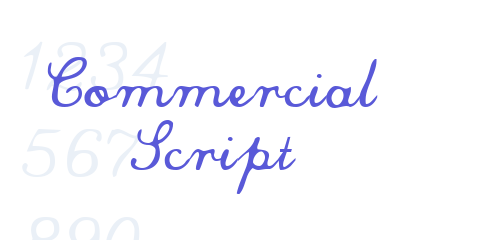 Commercial Script Font Free Download Now