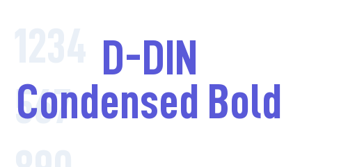Condensed Bold - Font [ ]