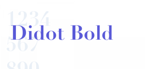 Didot Bold - Font Free [ Download Now ]