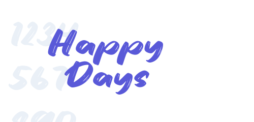 Happy Days Font  Download for Free 