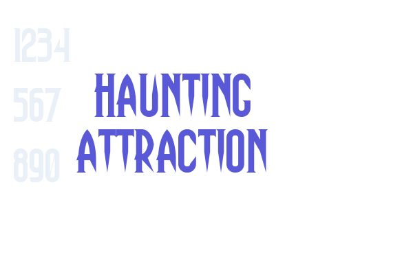 haunted attraction font