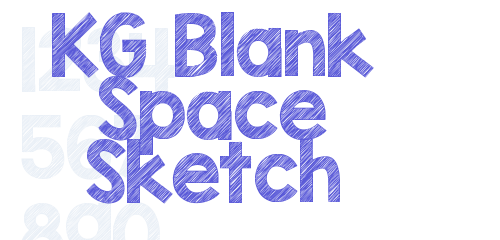 KG Blank Space Sketch: Free Font Download | MaisFontes