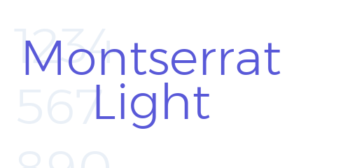 Montserrat Light - Font Free [ Download ]