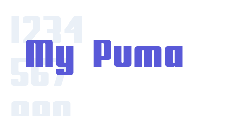 My Puma Font Free [ Download Now ]
