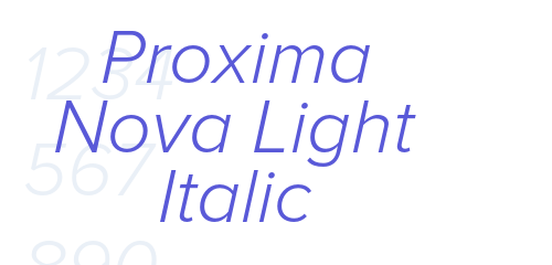 Proxima Nova Light Italic Font Free [ Download Now ]