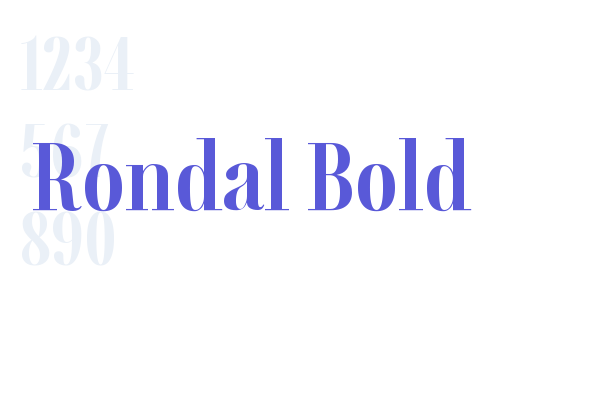rondal-bold-font-free-download-now