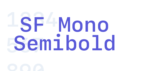 Generisch Mono Semi Bold Font - What Font Is