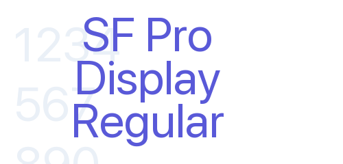 SF Pro Display Regular Font Free Download Now 