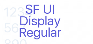 sf ui display bold ttf