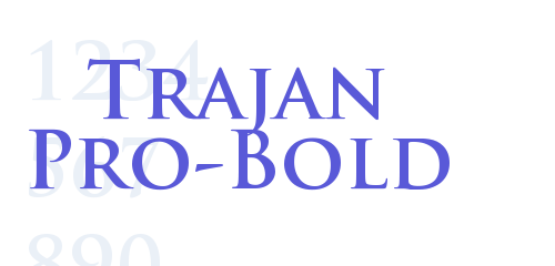 Trajan Pro-Bold - Font [ Download Now ]