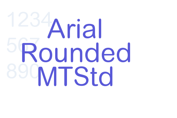uhyre Konfrontere kamp Arial Rounded MTStd - Font Free [ Download Now ]