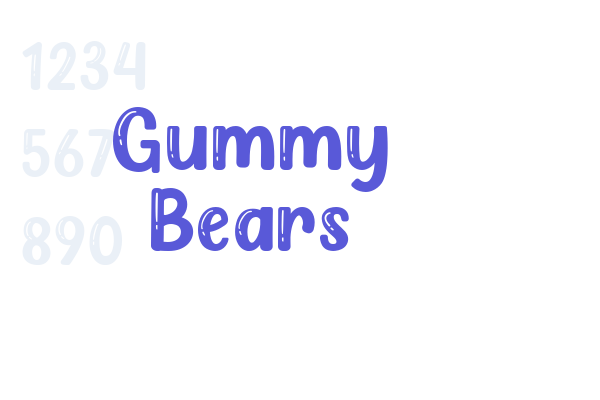 Gummy Bears Font