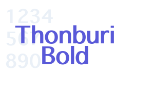 thonburi bold font free