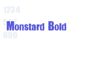 Monstard Bold - Font Free [ Download Now ]