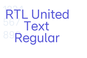 RTL United Text Regular - Font Free [ Download Now ]