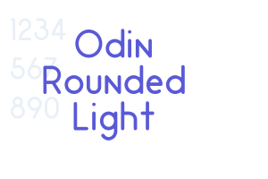 Odin Rounded Light - Font Free [ Download Now ]