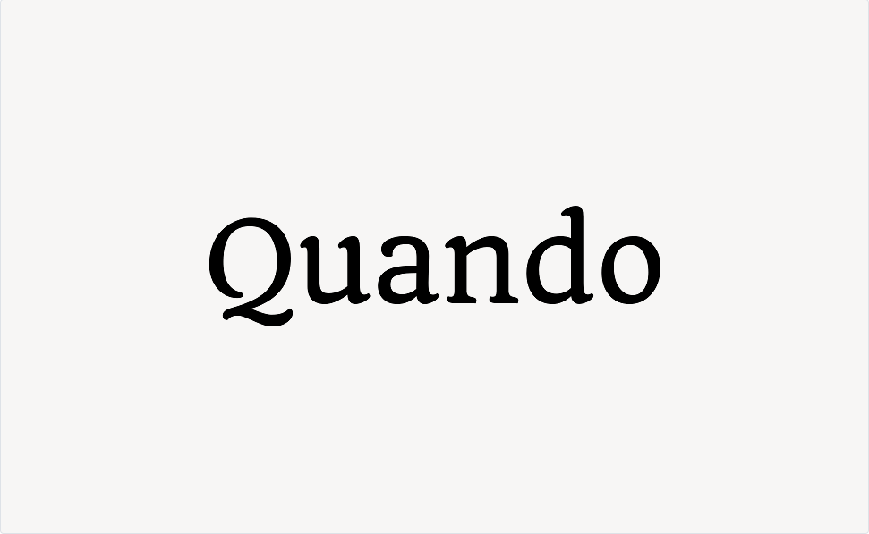 Quando - Font Free [ Download Now ]