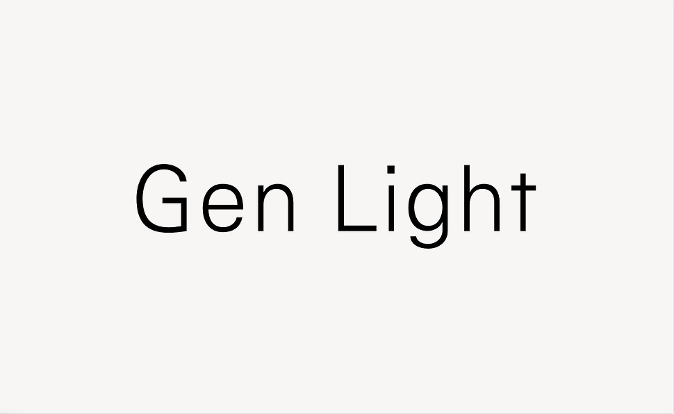 Gen Light - Font Free [ Download Now ]