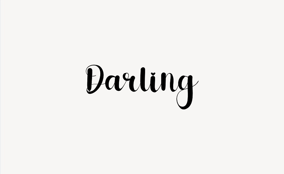 Darling - Font Free [ Download Now ]