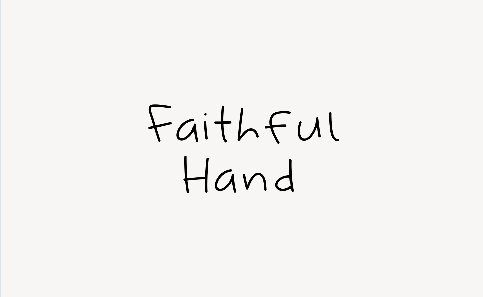 Faithful Hand - Font Free [ Download Now ]