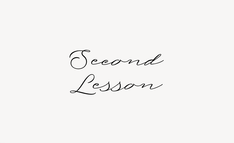 Second Lesson - Font Free [ Download Now ]