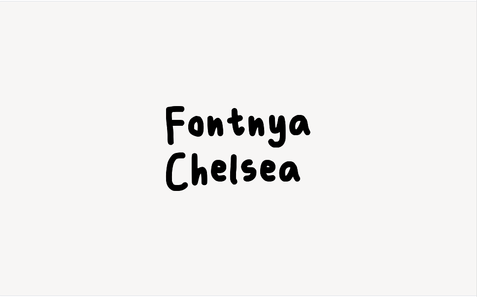 Fontnya Chelsea - Font Free [ Download Now ]