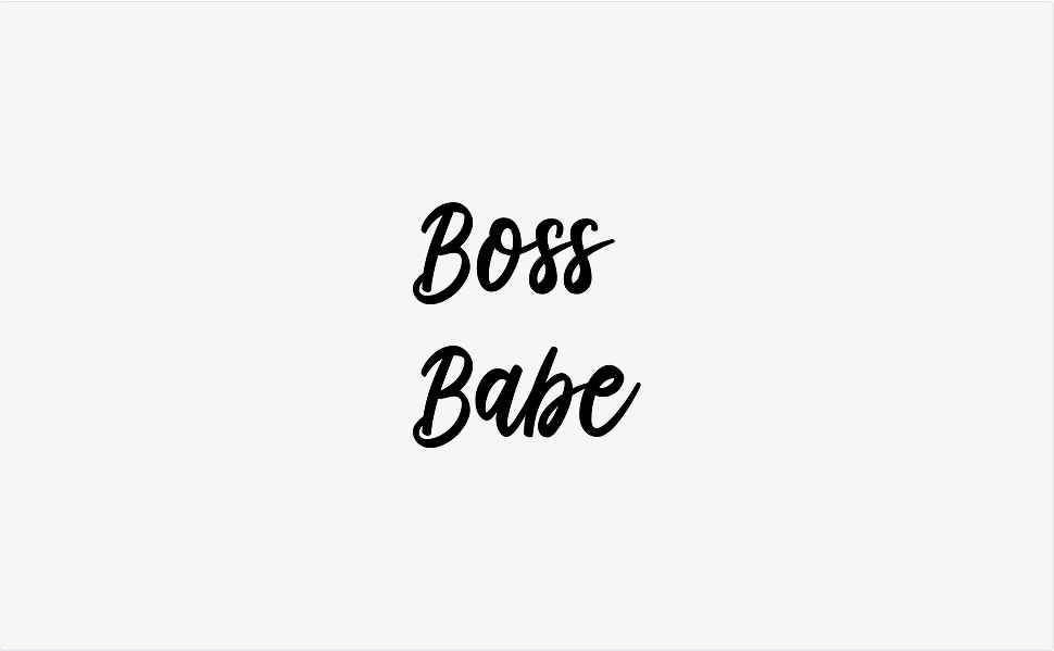 Boss Babe - Font Free [ Download Now ]