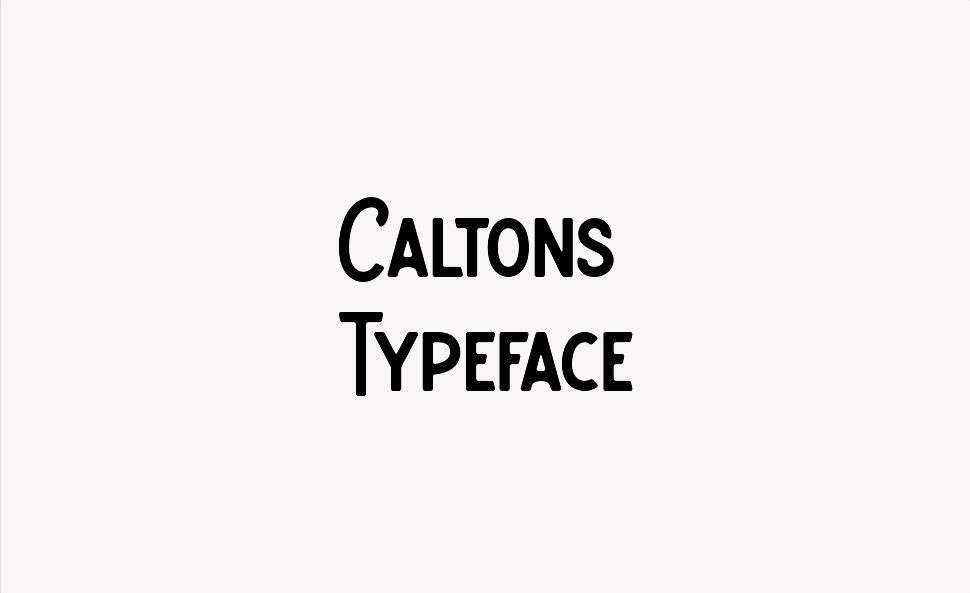 Caltons Typeface - Font Free [ Download Now ]