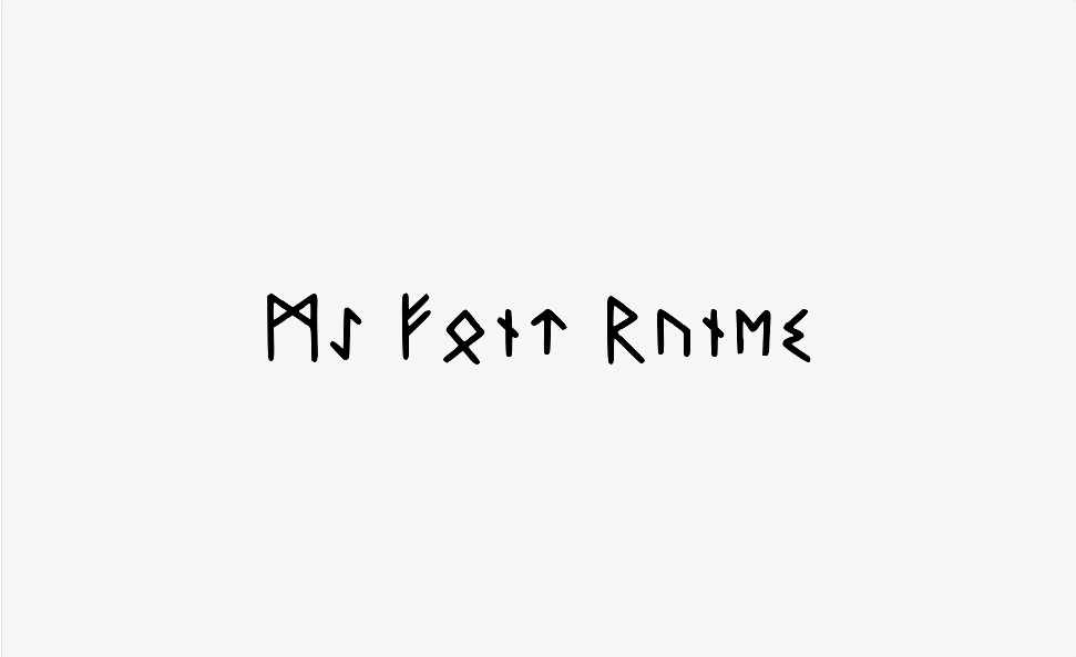 My Font Runes - Font Free [ Download Now ]