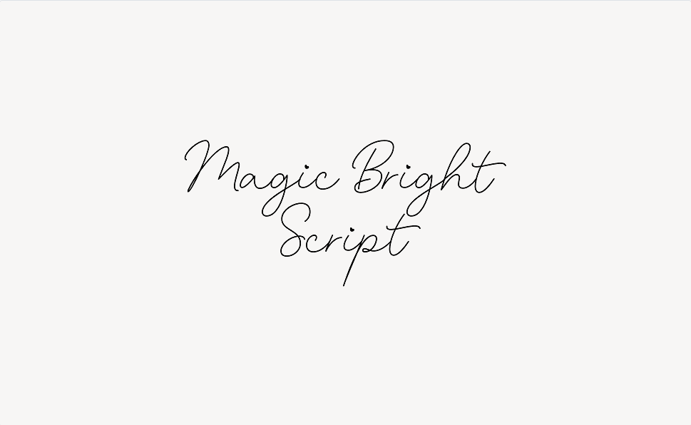 Be Bright Script Font - Dafont Free