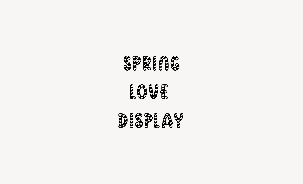Spring Love Display - Font Free [ Download Now ]