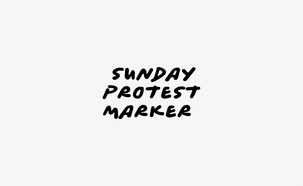 Sunday Protest Marker - Font Free [ Download Now ]
