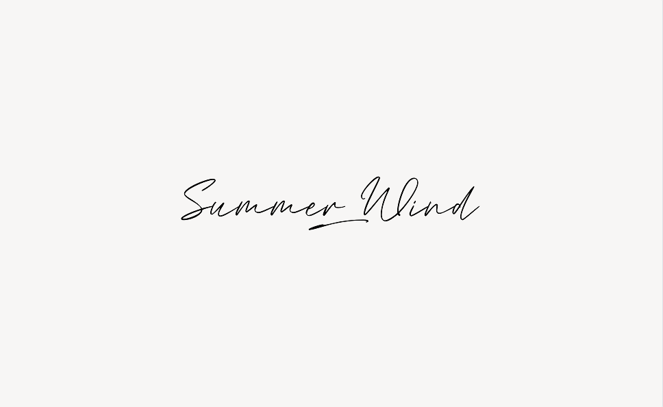 Summer Wind - Font Free [ Download Now ]