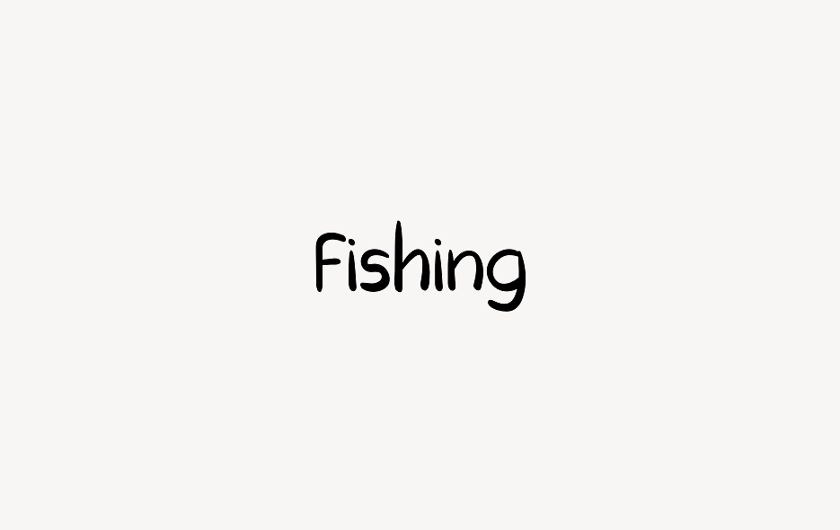 Fishing - Font Free [ Download Now ]