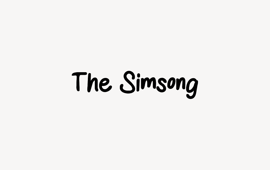 The Simsong - Font Free [ Download Now ]