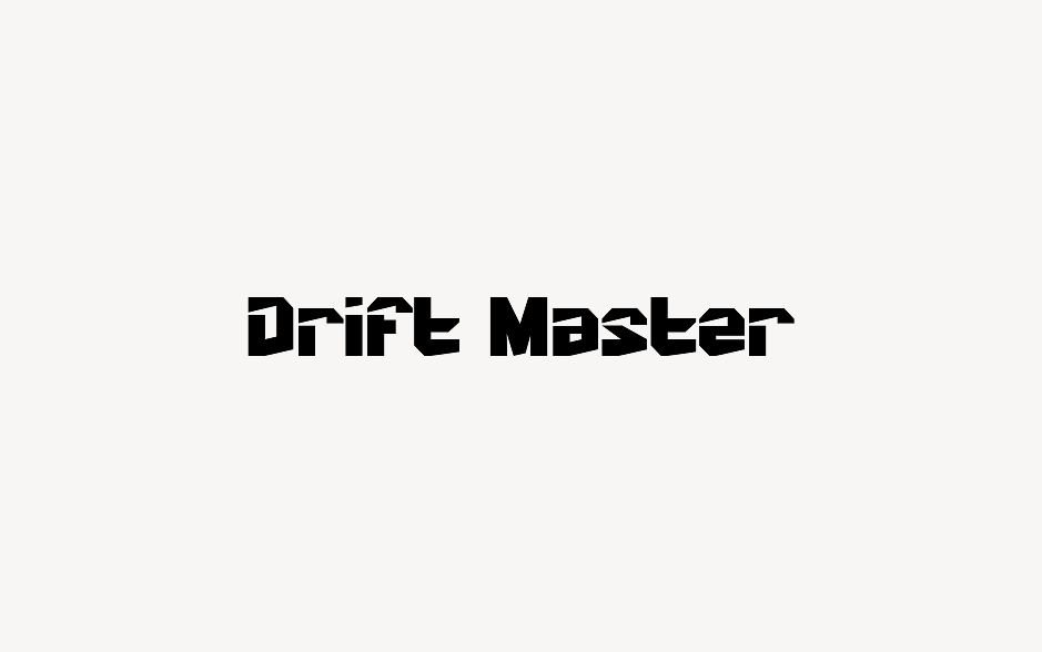 Drift Master - Font Free [ Download Now ]