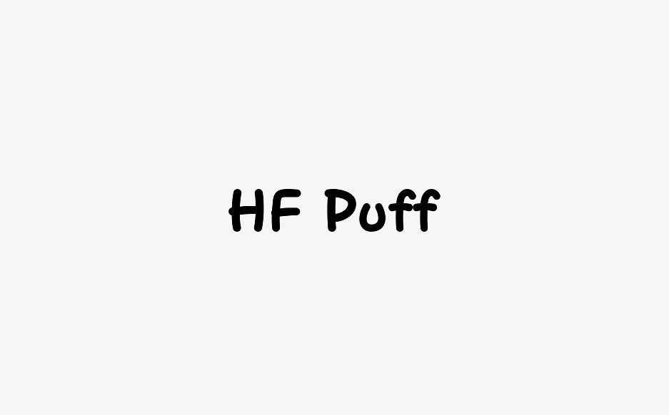 HF Puff - Font Free [ Download Now ]