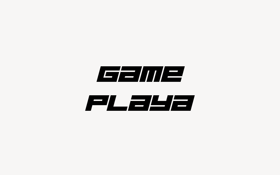 Game Playa - Font Free [ Download Now ]