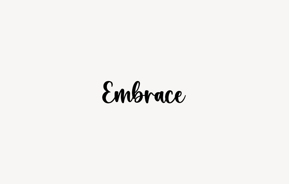 Embrace - Font Free [ Download Now ]