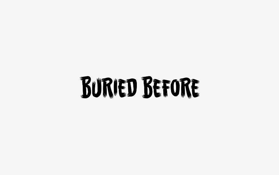 Buried Before - Font Free [ Download Now ]