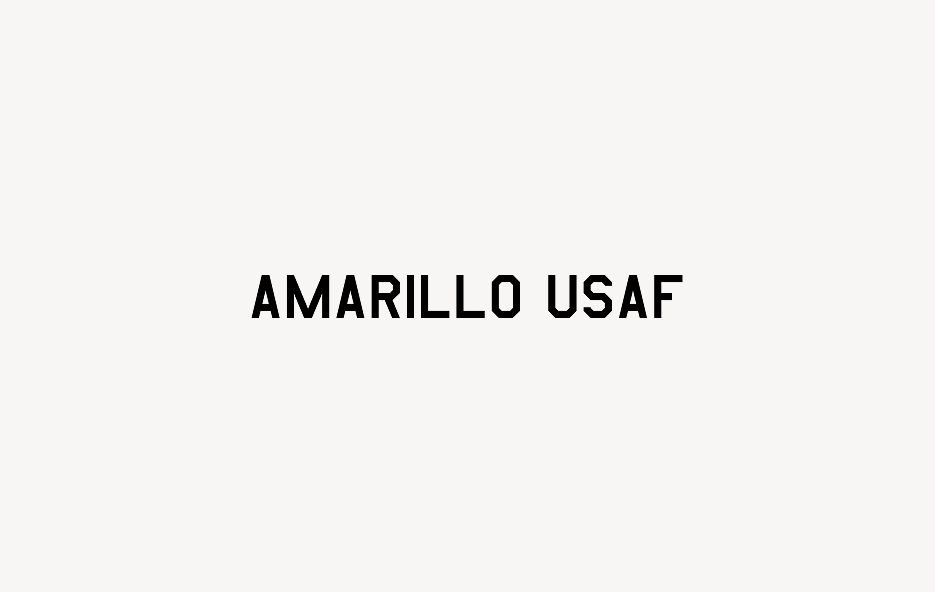 Amarillo USAF - Font Free [ Download Now ]
