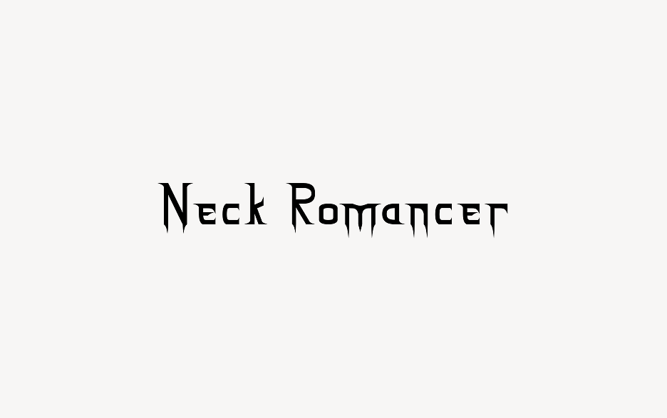 Neck Romancer - Font Free [ Download Now ]