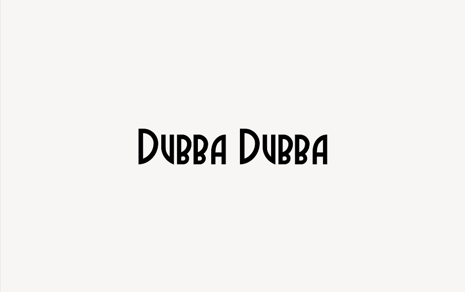 Dubba Dubba - Font Free [ Download Now ]