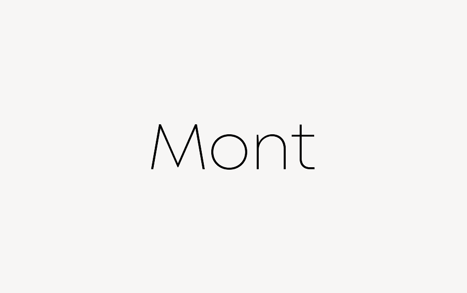 Mont - Font Free [ Download Now ]