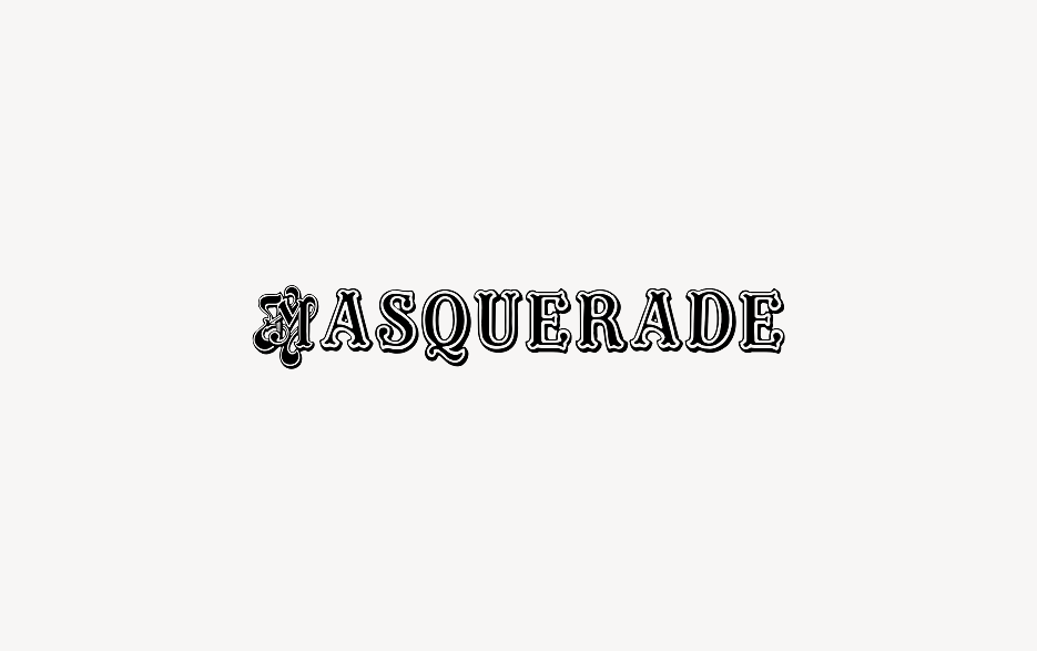 Masquerade - Font Free [ Download Now ]
