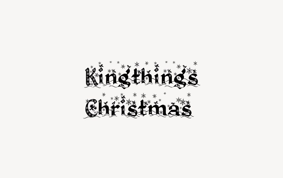 Kingthings Christmas - Font Free [ Download Now ]