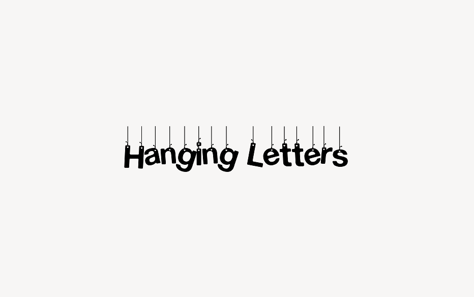 Hanging Letters - Font Free [ Download Now ]