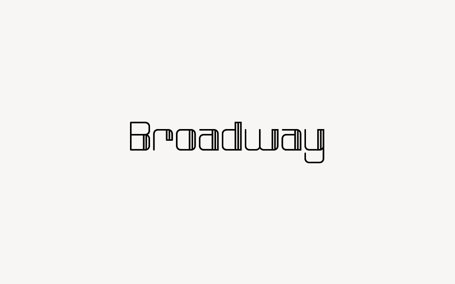 Broadway - Font Free [ Download Now ]