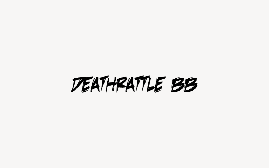 DeathRattle BB - Font Free [ Download Now ]